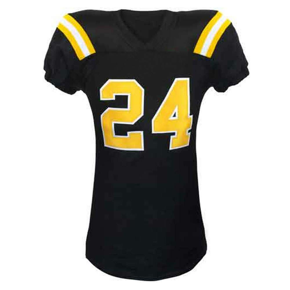 Black and Yellow American Football Jersey